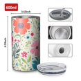 thumbnail image 4 of 20oz Coffee Tumblers Pioneer Flower Stainless Steel Vacuum Insulated Travel Tumbler Coffee Cups Mug with Lid and Straw with Cleaning Brush for Cold & Hot Drinks, 4 of 5