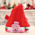 thumbnail image 2 of Santa hats Kids Christmas Santa Hat With Hands Cute Cartoon Design Holiday Hat For Children Festive Christmas Accessory small santa hats, 2 of 3