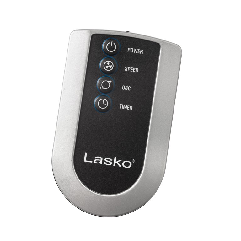 Lasko 38 Wind Tower 3-Speed Oscillating Tower Fan with Remote and Timer,  2519, Gray - Walmart.com