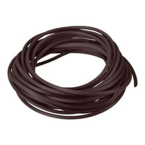 Uxcell Rubber Cord Tube Hollow Tubing for DIY Craft Beading Necklaces Bracelet Brown 3mx2mmx1mm