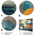 thumbnail image 3 of Designart "Enormous Sunlit Cloud" Modern Landscape Beach Metal Art Living Room, 3 of 5