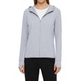 thumbnail image 2 of longantii UPF 50+ Tops for Women Casual UV Protection Long Sleeve Tees Relaxed Fit Hiking Outerwear Quick Dry Zip Up Summer Clothing with Drawstring Gray 4XL, 2 of 5