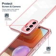 thumbnail image 4 of SaniMore for Samsung Galaxy A13 5G Case Slim Transparent [Not Yellowing Technology], Rugged PC & TPU Bumpers Built-in Detachable Lens Protector Shockproof Protective Cover, Pink, 4 of 7