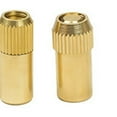 thumbnail image 2 of Ana 5Pcs Brass Brackets Shelf Support Pins Stud Peg Embed Nut Screw Bookshelf Separated Screws Metal Wardrobe Cabinet Holder Home Decor, 2 of 8