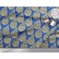 thumbnail image 2 of Soimoi Polyester Crepe Fabric Floral & Flying Swan Block Print Fabric by The Yard 52 Inch Wide, 2 of 3