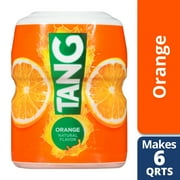 (2 pack) Tang Drink Powder, Orange, Caffeine Free, 20 oz Jar