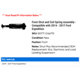 thumbnail image 2 of Front Strut and Coil Spring Assembly - Compatible with 2014 - 2017 Ford Expedition 2015 2016, 2 of 2