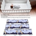 thumbnail image 3 of Protector de Baranda para Niños Pequeños Forro de Cuna Parachoques de Cama de Cuatro Lados Lindo Estampado Suave y Transpirable Parachoques de Cuna Almohadillas Parachoques de ANGGREK Otros, 3 of 8