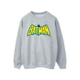 thumbnail image 1 of Batman Womens Retro Logo Heather Sweatshirt, 1 of 5