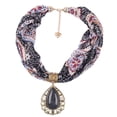 thumbnail image 2 of Babysbule Scarf for Women Floral Scarves Women Boho Beach Shawl Crystal STone Casual Wrap Necklace Scarf, 2 of 2