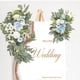 thumbnail image 4 of Arco de boda con flores artificiales, guirnalda de flores decorativas falsas Azul, 4 of 9