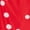 RED, variant on Women's Polka Dot Mesh Scarf Detail Cowl Neck Blouse