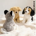 thumbnail image 5 of Realistic Lying Down Dog Plushie Toy - Super Soft, Lifelike Puppy Stuffed Animal for Kids & Adults, Cuddly Home Decor Gift D, 5 of 7