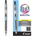 thumbnail image 2 of Bolígrafo de gel Pilot B2P Colors, recargable y retráctil, paquete de 12 unidades, color negro, 2 of 5
