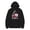 Black, variant on VOUZZA Hoodies Graphic Print Long Sleeve Lined Pullover Sweatshirt with Pocket, Casual Hooded Sweater Top for Boys and Girls