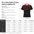 thumbnail image 4 of Rocae Red Glitter1 for Men's Moisture-Wicking Crew Tee - T-Shirt for Sports, Outdoor Activities, and Casual WearSmall, 4 of 9