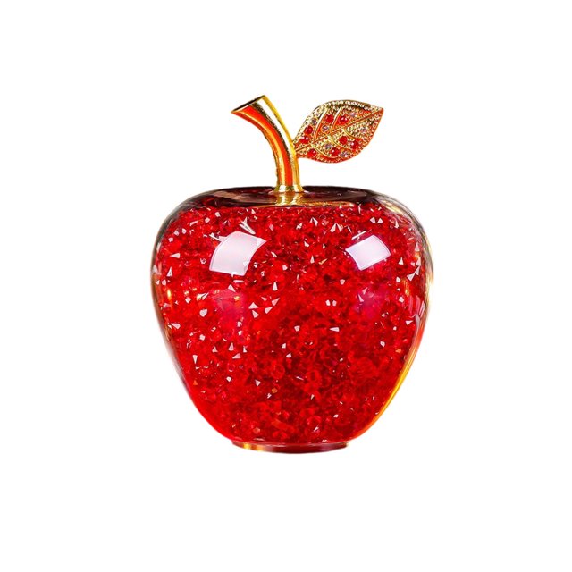 Regalo de Noche de Navidad Personalizado con Joyería de Manzana de Cristal para Amigos Masculinos Y Femeninos Joyería de Manzana Romántica de Noche de Navidad