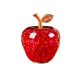 thumbnail image 2 of Adorno De Manzana De Cristal 1 pieza de adorno de manzana de cristal rojo personalizado,regalo de Nochebuena para amigos y familiares,decoración navideña para el hogar. Rkxzt, 2 of 9