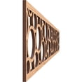 thumbnail image 3 of Ekena Millwork 46 1/4"W x 6"H x 1/4"T Hemingway Fretwork Moulding, Hickory, 3 of 13