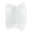 thumbnail image 3 of 9x6x3 Compostable Fiber Molded/Bagasse Take out Container, Hinged, 250 CT, 3 of 3