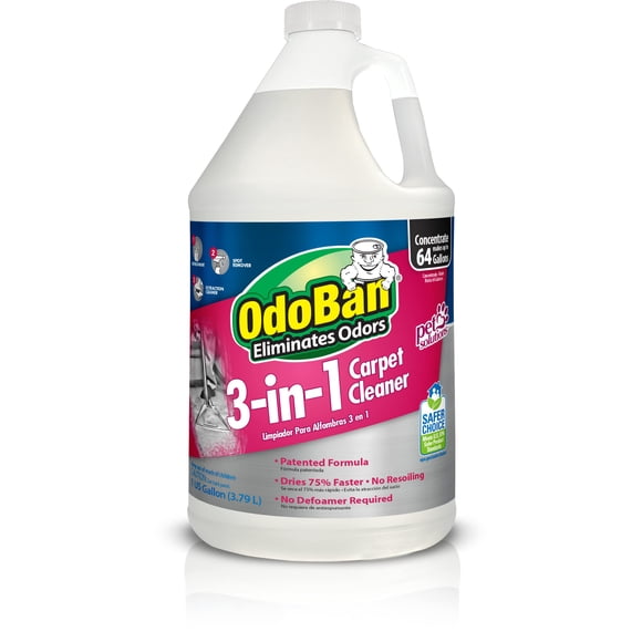 Limpiador de alfombras OdoBan 3 en 1 3,8 L