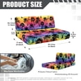 thumbnail image 7 of XYZCANDO Camper Cushion Covers Stretch Polyester Fabric, Compatible with RV Travel Trailer, for Booth Seat RV Seat, Watercolor Palm, 7 of 7