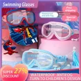 thumbnail image 2 of Gafas de natación para niños Bandai Spider-man Aisha, gorros de natación para niños y niñas, gafas de natación impermeables, antivaho, gafas de buceo HD, 2 of 5