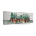 thumbnail image 4 of Trademark Fine Art 'Pots of Herbs II Cottage v2' Canvas Art by Carol Rowan, 4 of 4