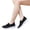 Black, variant on Womens Walking Shoes Mesh Knitted Washable Snap Soft Stretch Flats Comfortable Breathable Mary Jane Flats Workout Shoes with Arch Support