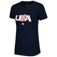thumbnail image 2 of Women's LEGENDS Navy USA Baseball 2023 World Baseball Classic Country T-Shirt, 2 of 3