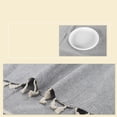 thumbnail image 4 of Manteles de cocina y comedor sin arrugas de Unique Bargains para camping y fiestas 55.12"x55.12" gris, 4 of 5