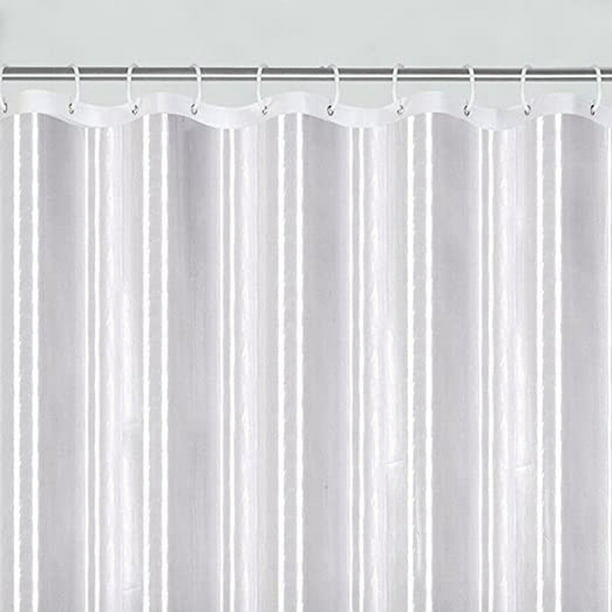 Non Toxic Peva Shower Curtain Liner, What Is The Length Of A Standard Size Shower Curtain Pole