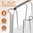 thumbnail image 3 of Luxshiny Milk Bottles Holder Cup Rack Silver Versatile Use for Household Users 1Set, 3 of 8