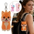 thumbnail image 3 of SharkTRUE Cute Silicone Lipstick Holder Keychain, Lip Balm Storage Pouch, Portable Lip Gloss Organizer for Keys Bags, 3 of 10