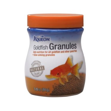 Aqueon Goldfish Granules Fish Food | Daily Nutrition For Common Goldfish, Koi & Orandas