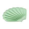 thumbnail image 2 of HongHeng 1Pc Green Silicone Soap Dish Soap Dish with Drainage Keep Soap Dry Cute Soap Dish Shell Shape for Bathroom Kitchen Sinks, 2 of 6