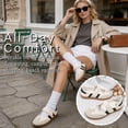 thumbnail image 4 of BERANMEY Mary Jane Style Sneakers for Women with Velcro Strap Comfortable Casual Tennis Shoes Non Slip Flat Sole Slip On Fashion Retro Sneakers for Everyday Daily, 4 of 9