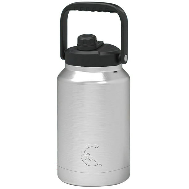 Cascade Industries 128oz Stainless Steel (One Gallon) Insulted Water Jug  Tumbler Cooler / Thermos