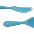 thumbnail image 3 of 8.9" Silicone Soup Ladle Spoon Wood Hand Restaurant Kitchen Scoop Utensil Cooking Supplies Blue, 3 of 7