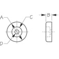 thumbnail image 2 of ALMOHADILLA PARABRISAS/PARAGUAS DE PUERTA NEGRO, 2 of 2