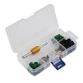 thumbnail image 3 of Lefu 71pcs Air Condition Repair Kit Repair Tool/10pcs Valve Cores/50pcs Hose Gaskets, 3 of 9