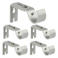 thumbnail image 2 of LXYFH Hooks Under $10 5pcs Heavy Duty Adjustable Curtain Rod Brackets For 25mm Rod Silver, 2 of 4