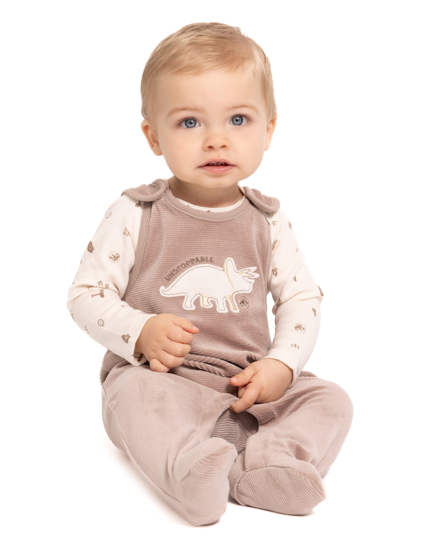Jurassic World Infant Footed Overall Set, 2-Piece, Sizes Newborn-6/9M