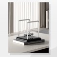 thumbnail image 4 of Cateissary Juguete de péndulo de bola de ciencia física para aliviar el estrés, péndulo de Metal para cuna de para oficina y hogar Decoración del hogar todo negro, 4 of 6