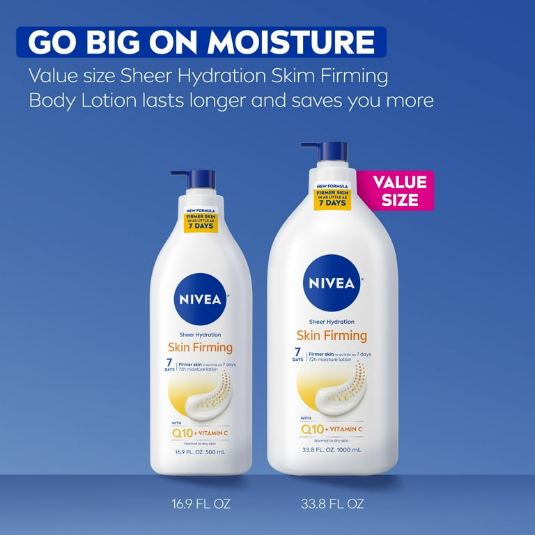 NIVEA Skin Firming Sheer Hydration Body Lotion with Q10, Mothers NIVEA Skin Firming Sheer Hydration Body Lotion with Q10, Mothers