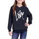 thumbnail image 5 of Sudadera con capucha y estampado de corazón de San Valentín, sudadera de manga larga para niños y niñas, chaqueta para niñas de talla mediana y grande., 5 of 7