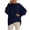 Navy, variant on Oversized Knit Sweater Soft Casual Crewneck Pullover Long Sleeve For Fall Winter Comfort Wear