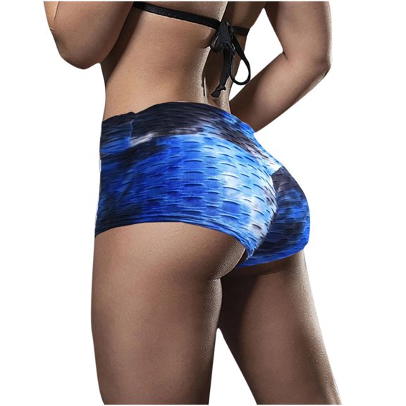 Ichuanyi Womens Yoga Pants, Women Basic Slip Bike Shorts Compression Workout Leggings Yoga Shorts Pants