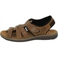 thumbnail image 2 of NEKTA/ke'nekt/, Men's Fisherman Open-Toe Leather Sandals Black 14, 2 of 5