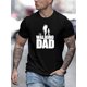 thumbnail image 1 of Camiseta deportiva de manga corta con cuello redondo y estampado gráfico "Día del Padre Caminando", para hombre, cómoda y versátil, ideal para verano y primavera, estilo deportivo y ajuste cómodo, ide, 1 of 6